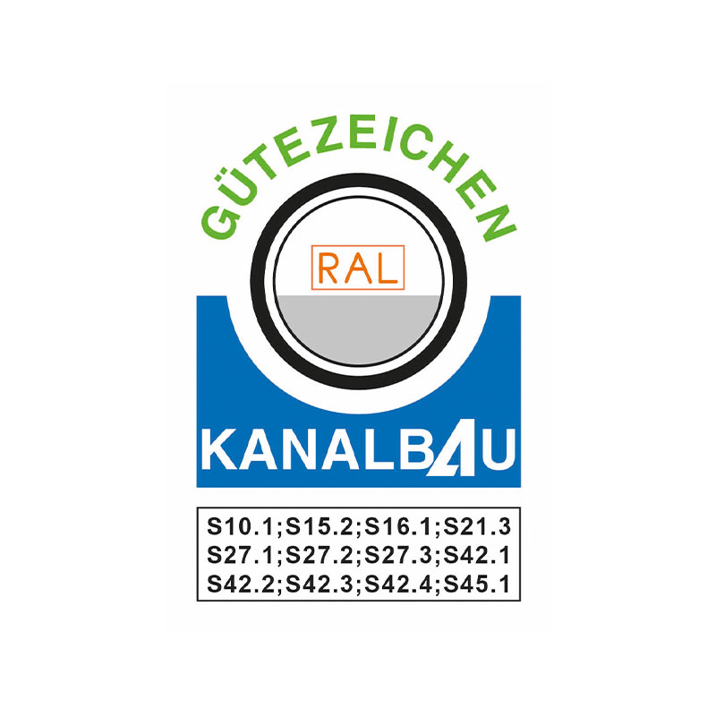 RAL Gütezeichen des Güteschutz Kanalbau