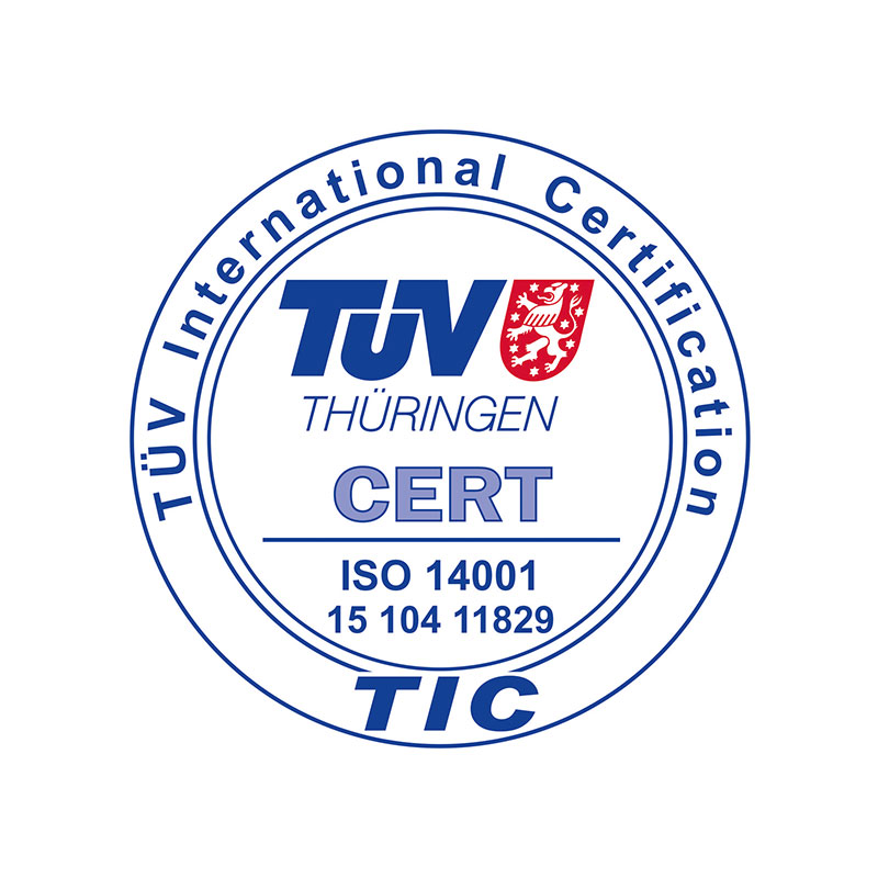 Zertifiziertes Umweltmanagement-System DIN EN ISO 14001